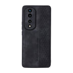 AZNS 3D Embossed Skin Feel Phone Case – Leather, TPU, For Honor 80 Pro, For Honor 80