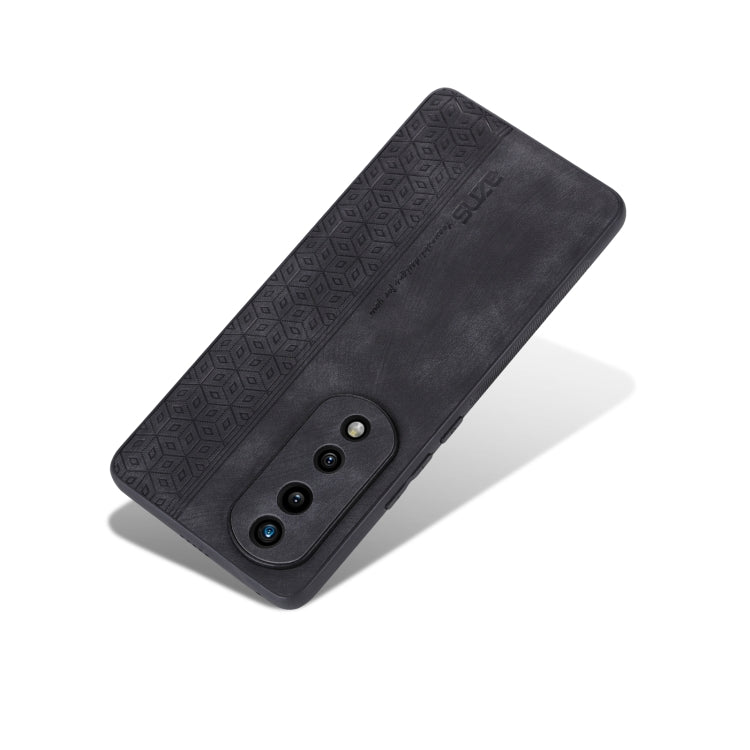 AZNS 3D Embossed Skin Feel Phone Case – Leather, TPU, For Honor 80 Pro, For Honor 80