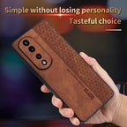 AZNS 3D Embossed Skin Feel Phone Case – Leather, TPU, For Honor 80 Pro, For Honor 80