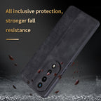 AZNS 3D Embossed Skin Feel Phone Case – Leather, TPU, For Honor 80 Pro, For Honor 80