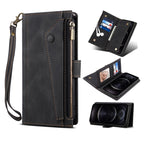 ESEBLE Retro Frosted Horizontal Flip Leather Phone Case, For Samsung Galaxy S23 Ultra 5G For Samsung Galaxy S23 Ultra 5G Black