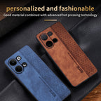 AZNS 3D Embossed Skin Feel Phone Case – Leather, TPU, For OPPO Reno9 / Reno9 Pro, For Honor 80 SE, For Xiaomi 13 Pro