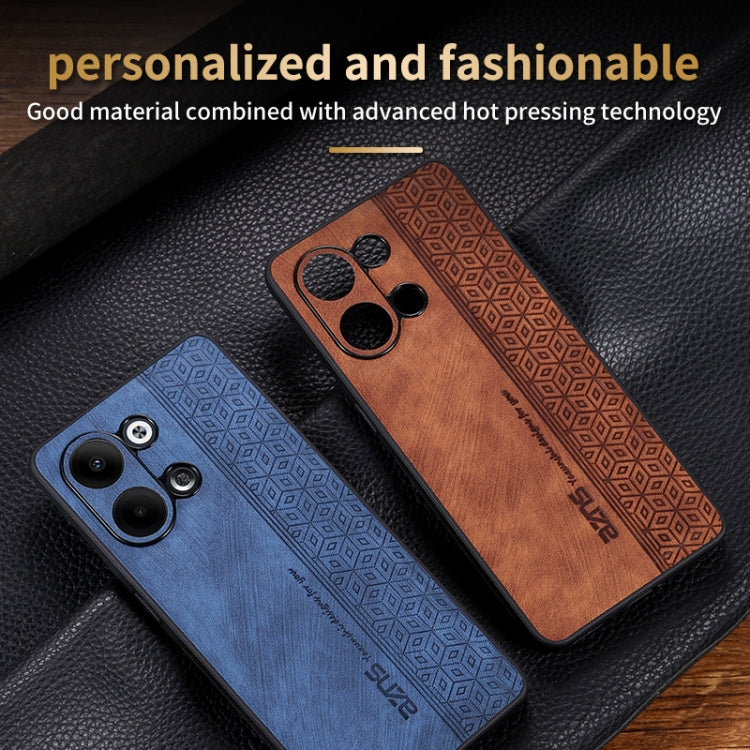 AZNS 3D Embossed Skin Feel Phone Case – Leather, TPU, For OPPO Reno9 / Reno9 Pro, For Honor 80 SE, For Xiaomi 13 Pro