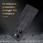 AZNS 3D Embossed Skin Feel Phone Case – Leather, TPU, For OPPO Reno9 / Reno9 Pro, For Honor 80 SE, For Xiaomi 13 Pro