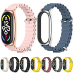 MIJOBS PLUS Marine Silicone Breathable Watch Band, For Xiaomi Mi Band 6 / 5, For Xiaomi Mi Band 7 / 7 NFC