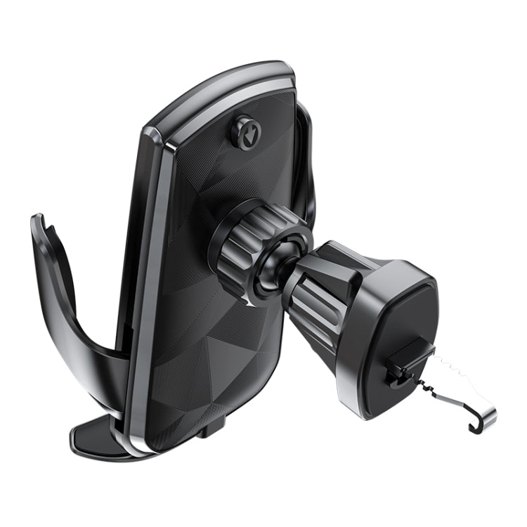 V5 15W Smart Induction Wireless Charger Car Phone Holder, V5 15W Black – Wireless Charging