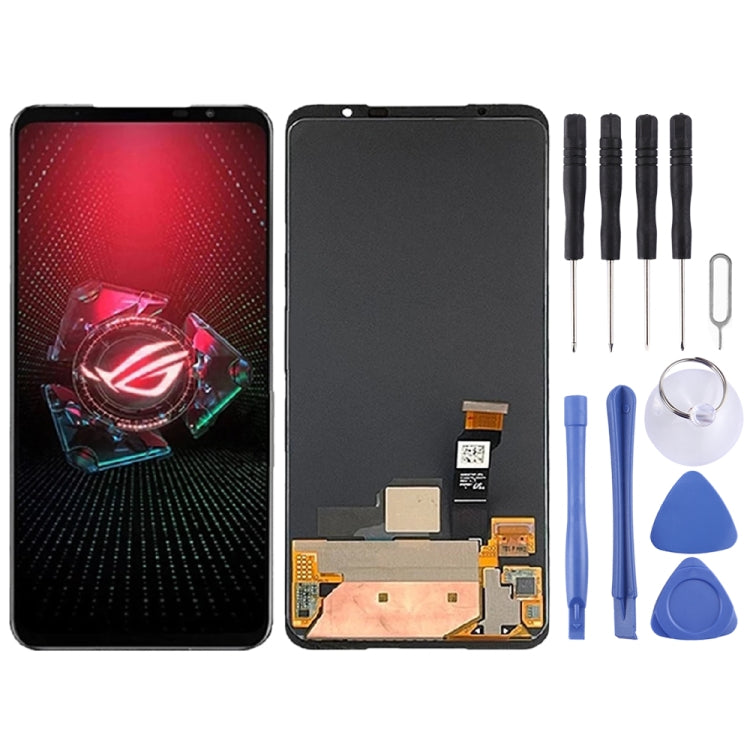AMOLED LCD Screen with Digitizer Full Assembly – Durable Build, Easy to Use, For Asus ROG Phone 5 Pro ZS673KS, For Asus ROG Phone 5 Ultimate ZS673KS, For Asus Smartphone for Snapdragon Insiders, For Asus ROG Phone 5s ZS676KS, For Asus ROG Phone 6 Pro For Asus ROG Phone 5s ZS676KS