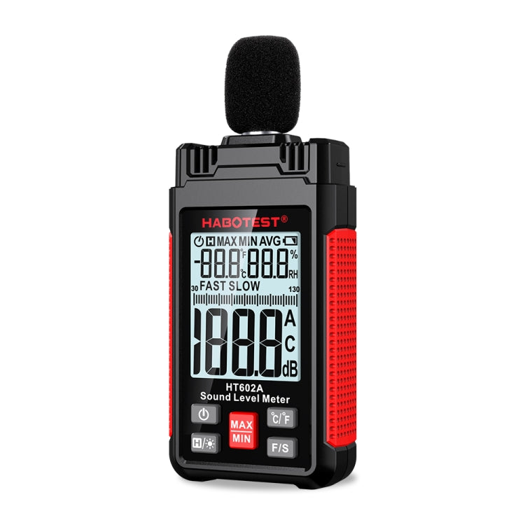 HABOTEST HT602A Multifunctional Digital Display Noise Decibel Tester, HT602 HT602