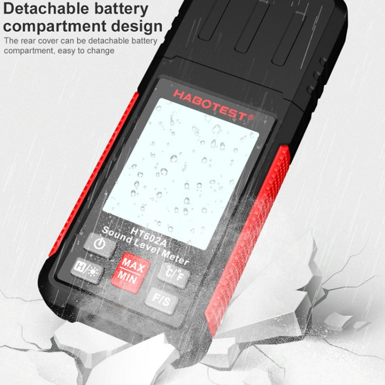 HABOTEST HT602A Multifunctional Digital Display Noise Decibel Tester, HT602