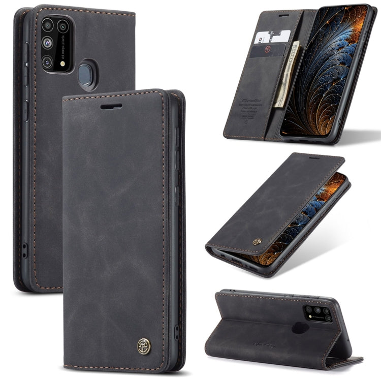CaseMe-013 Multifunctional Horizontal Flip Leather Case with Card Slot & Holder & Wallet, For Galaxy M31, For Xiaomi Redmi K30 Pro, For Galaxy M30S / M21 For Galaxy M31 Black