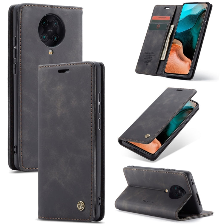 CaseMe-013 Multifunctional Horizontal Flip Leather Case with Card Slot & Holder & Wallet – Card Slot, Flip, Leather, For Galaxy M31, For Xiaomi Redmi K30 Pro, For Galaxy M30S / M21 For Xiaomi Redmi K30 Pro Black