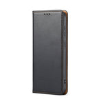 Fierre Shann PU Genuine Leather Texture Leather Phone Case, For Samsung Galaxy S23 5G