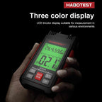 HABOTEST HT633 Portable Multifunctional Digital Display Wood Moisture Detector, HT633