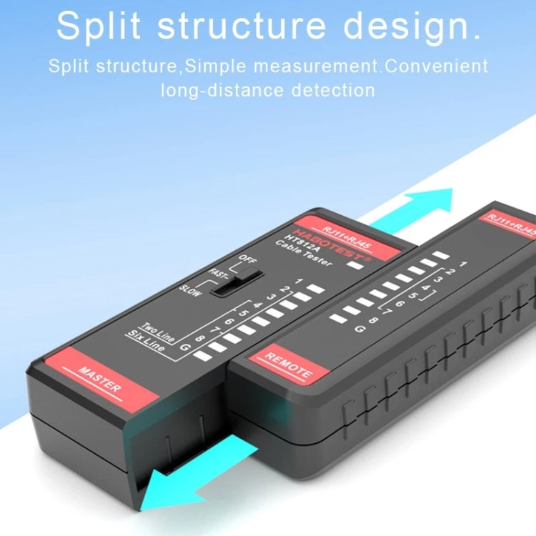 HABOTEST HT812A 2 in 1 Telephone Line Network Line Tester, HT812A – Durable Build, Easy to Use