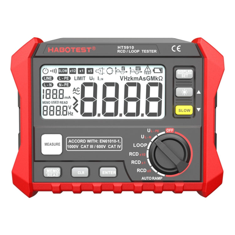 HABOTEST HT5910 Leakage Switch & Loop Resistance Tester, HT5910 HT5910