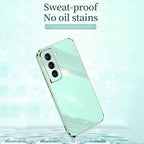 XINLI Straight Edge 6D Electroplate TPU Phone Case with Ring Holder – Ring Holder, TPU, For Samsung Galaxy S21 5G, For Samsung Galaxy S21+ 5G, For Samsung Galaxy S21 Ultra 5G