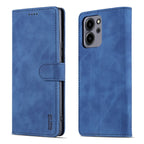 AZNS Skin Feel Calf Texture Flip Leather Phone Case – Card Slot, Flip, Leather, For Honor 80 SE, For Samsung Galaxy A14 5G, For Samsung Galaxy A34 5G, For Samsung Galaxy A54 5G