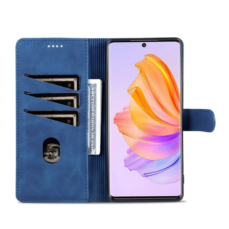 AZNS Skin Feel Calf Texture Flip Leather Phone Case – Card Slot, Flip, Leather, For Honor 80 SE, For Samsung Galaxy A14 5G, For Samsung Galaxy A34 5G, For Samsung Galaxy A54 5G