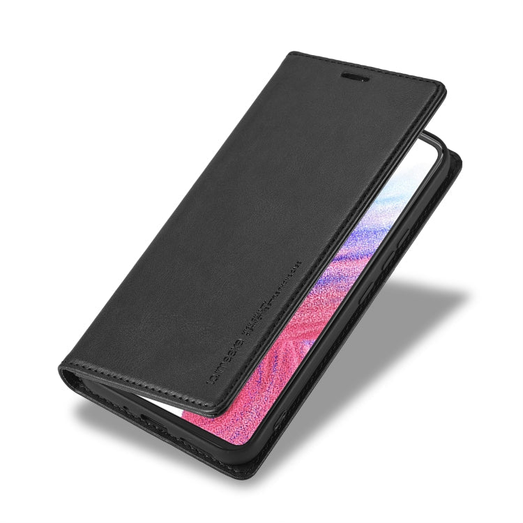 LC.IMEEKE RFID Anti-theft Leather Phone Case – Leather, TPU, For Samsung Galaxy A54 5G