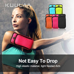 Zipper Double Pocket Multi Function Sports Arm Bag with Earphone Hole – Durable Build, Easy to Use, For Smart Phones Below 6.0 inch