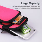 Zipper Double Pocket Multi Function Sports Arm Bag with Earphone Hole – Durable Build, Easy to Use, For Smart Phones Below 6.0 inch