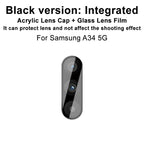 High Definition Integrated Glass Lens Film Black Version – Durable Build, Easy to Use, For Samsung Galaxy A34 5G