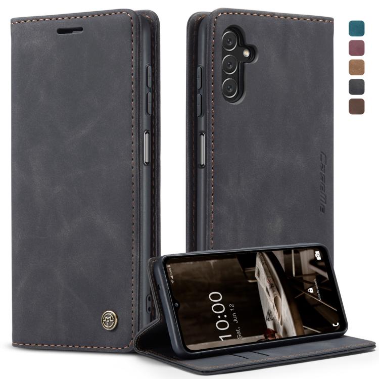 CaseMe 013 Multifunctional Horizontal Flip Leather Phone Case, For Samsung Galaxy A14 5G, For Samsung Galaxy A54 For Samsung Galaxy A14 5G Black