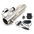 Car Stainless Steel Straight Pipe Remote Control Electric Exhaust Valve, 2.5 inch, 3 inch 2.5 inch