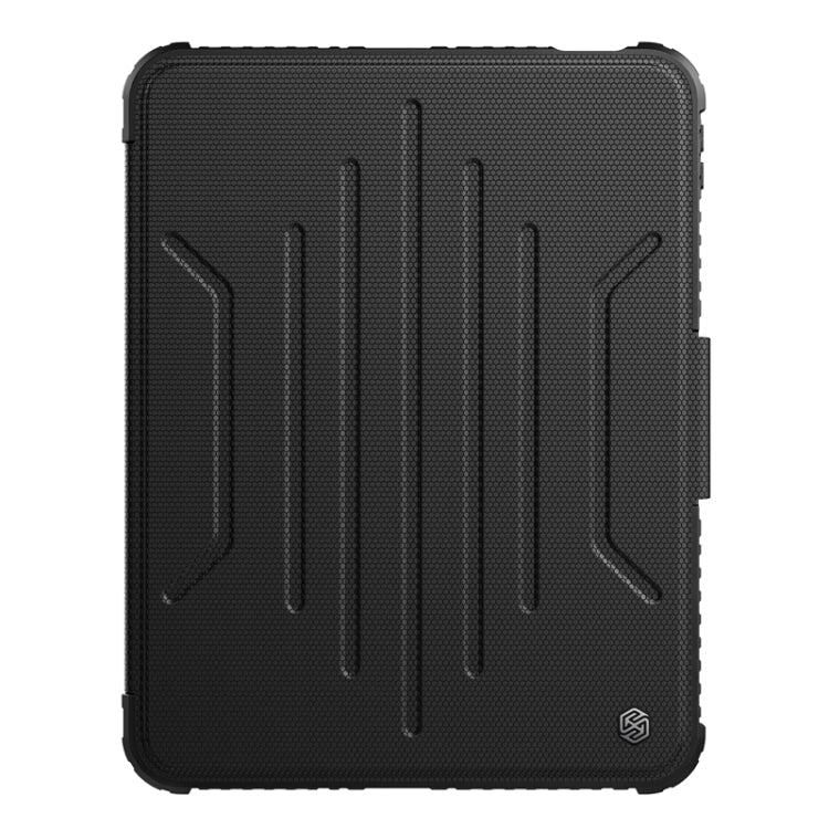NILLKIN Bumper Snapsafe Multifunctional Leather Tablet Case with Pen Slot, For iPad 10th Gen 10.9 2022 For iPad 10th Gen 10.9 2022 Black