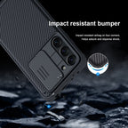 NILLKIN Black Mirror Pro Series Camshield Phone Case, For Samsung Galaxy S23+ 5G, For Samsung Galaxy S23 Ultra 5G