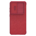 NILLKIN QIN Series Pro Sliding Camera Cover Design Leather Phone Case, For Samsung Galaxy S23+ 5G