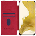 NILLKIN QIN Series Pro Sliding Camera Cover Design Leather Phone Case, For Samsung Galaxy S23+ 5G