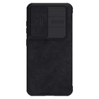 NILLKIN QIN Series Pro Sliding Camera Cover Design Leather Phone Case, For Samsung Galaxy S23+ 5G
