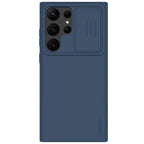 NILLKIN CamShield Liquid Silicone + PC Phone Case, For Samsung Galaxy S23 Ultra 5G For Samsung Galaxy S23 Ultra 5G Blue