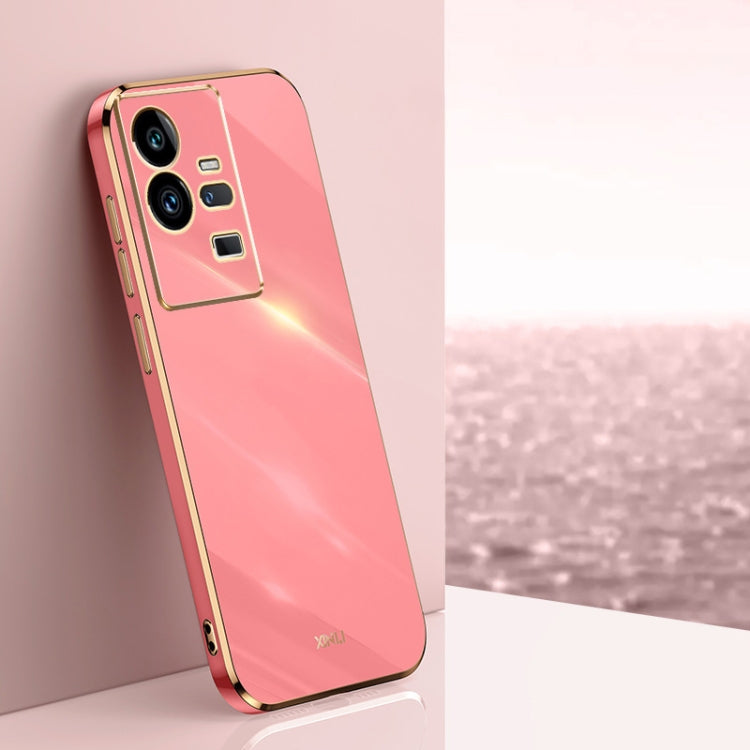 XINLI Straight Edge 6D Electroplate TPU Phone Case – TPU, For vivo iQOO 11 Pro 5G, For Xiaomi Redmi 12C 4G, For Xiaomi Redmi Note 12 Pro Speed For vivo iQOO 11 Pro 5G Hawthorn Red
