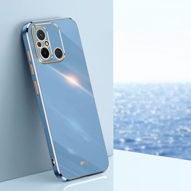 XINLI Straight Edge 6D Electroplate TPU Phone Case – TPU, For vivo iQOO 11 Pro 5G, For Xiaomi Redmi 12C 4G, For Xiaomi Redmi Note 12 Pro Speed For Xiaomi Redmi 12C 4G Celestial Blue
