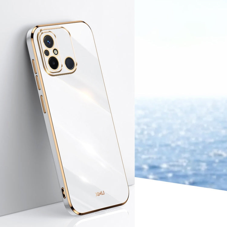 XINLI Straight Edge 6D Electroplate TPU Phone Case – TPU, For vivo iQOO 11 Pro 5G, For Xiaomi Redmi 12C 4G, For Xiaomi Redmi Note 12 Pro Speed For Xiaomi Redmi 12C 4G White