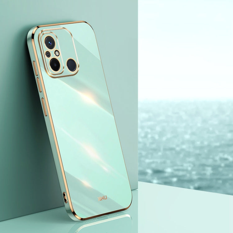 XINLI Straight Edge 6D Electroplate TPU Phone Case – TPU, For vivo iQOO 11 Pro 5G, For Xiaomi Redmi 12C 4G, For Xiaomi Redmi Note 12 Pro Speed For Xiaomi Redmi 12C 4G Mint Green
