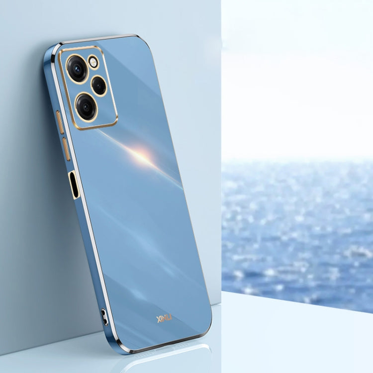 XINLI Straight Edge 6D Electroplate TPU Phone Case – TPU, For vivo iQOO 11 Pro 5G, For Xiaomi Redmi 12C 4G, For Xiaomi Redmi Note 12 Pro Speed For Xiaomi Redmi Note 12 Pro Speed Celestial Blue