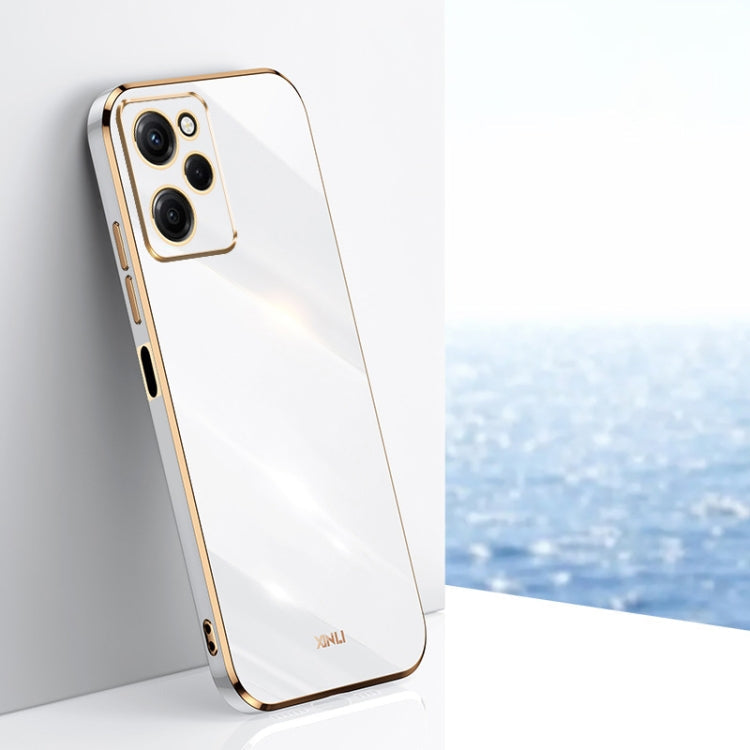 XINLI Straight Edge 6D Electroplate TPU Phone Case – TPU, For vivo iQOO 11 Pro 5G, For Xiaomi Redmi 12C 4G, For Xiaomi Redmi Note 12 Pro Speed For Xiaomi Redmi Note 12 Pro Speed White