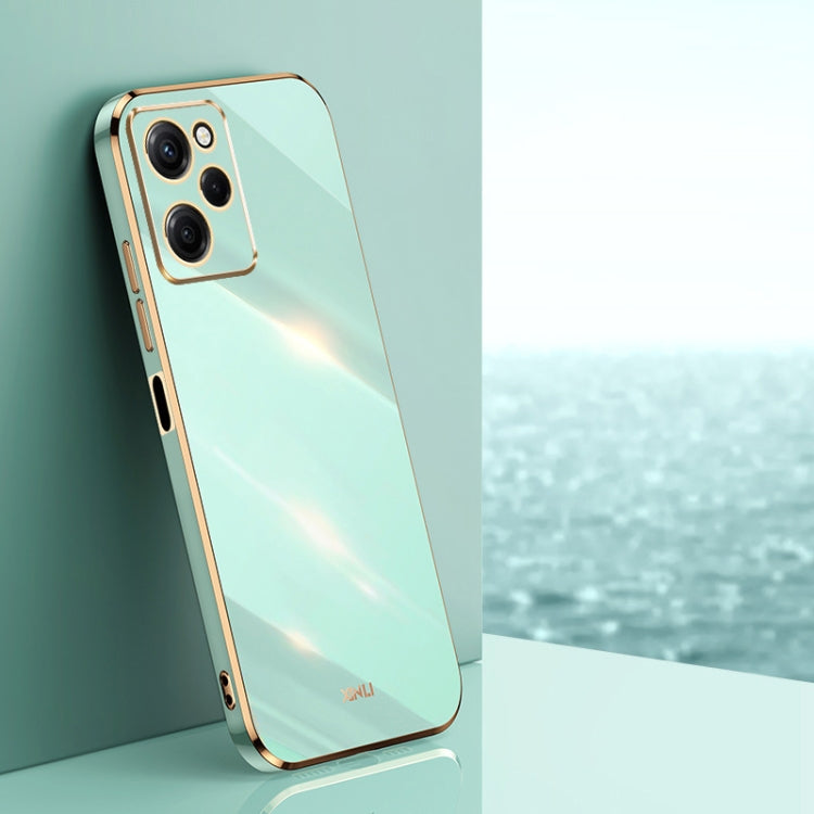XINLI Straight Edge 6D Electroplate TPU Phone Case – TPU, For vivo iQOO 11 Pro 5G, For Xiaomi Redmi 12C 4G, For Xiaomi Redmi Note 12 Pro Speed For Xiaomi Redmi Note 12 Pro Speed Mint Green