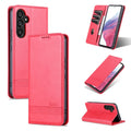 AZNS Magnetic Calf Texture Flip Leather Phone Case, For Samsung Galaxy A34 5G, For Samsung Galaxy A54 5G For Samsung Galaxy A34 5G Red
