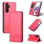 AZNS Magnetic Calf Texture Flip Leather Phone Case, For Samsung Galaxy A34 5G, For Samsung Galaxy A54 5G For Samsung Galaxy A34 5G Red