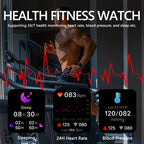 PG333 Sports Watch – 1.91" Screen, Blood Pressure Monitoring, Heart Rate Monitoring
