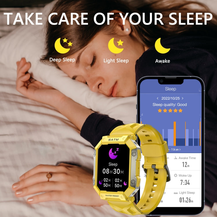 PG333 Sports Watch – 1.91" Screen, Blood Pressure Monitoring, Heart Rate Monitoring