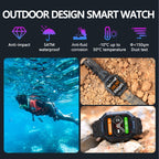 PG333 Sports Watch – 1.91" Screen, Blood Pressure Monitoring, Heart Rate Monitoring
