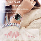 CF12 1.2 inch Waterproof Smart Steel Strap Wristband Support Heart Rate Monitoring / Blood Pressure Monitoring, CF12 Steel Strap (Black)