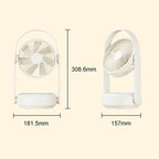 WT-F62 Outdoor Portable USB Charging Air Cooling Fan with LED Night Lamp – Durable Build, Easy to Use