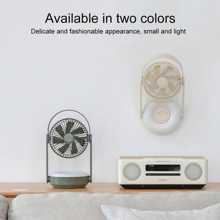 WT-F62 Outdoor Portable USB Charging Air Cooling Fan with LED Night Lamp – Durable Build, Easy to Use