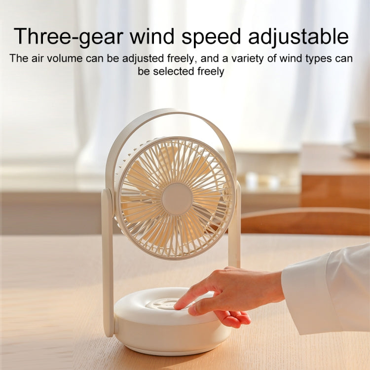 WT-F62 Outdoor Portable USB Charging Air Cooling Fan with LED Night Lamp – Durable Build, Easy to Use